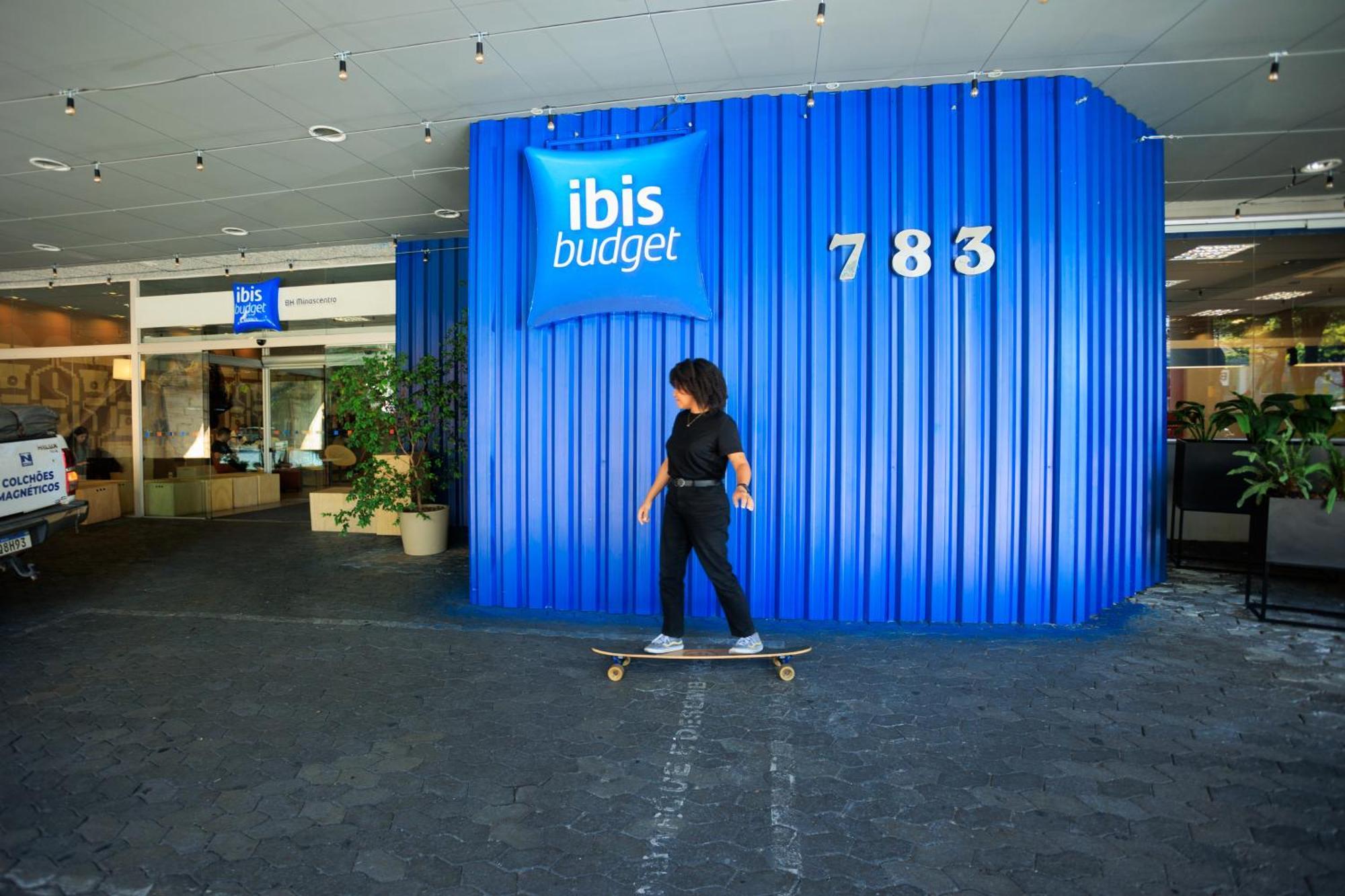 Ibis Budget Belo Horizonte Minascentro Bagian luar foto